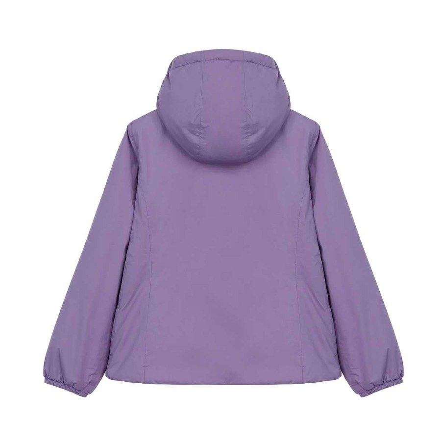 Kid & Youth K-Way Capispalla | Giacca Youth & Kid K-Way P.Lily Micro Violet Lavender K8121E 222