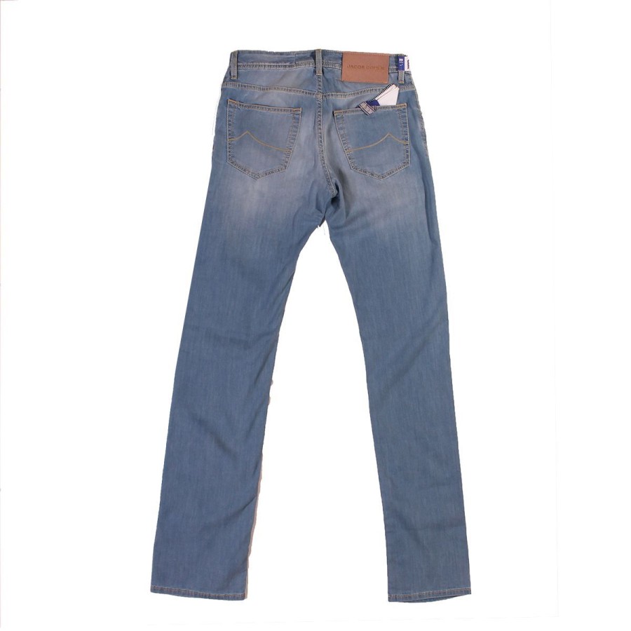 Uomo Jacob Cohen Abbigliamento | Jeans Uomo Jacob Cohen 5 Tasche Nick Slim Fit 191 Denim S3735191D Co