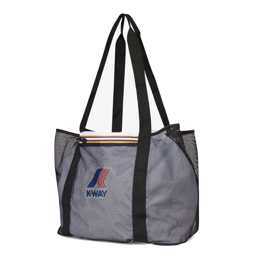 Donna K-Way Borse A Mano | Borsa Donna K-Way Shopping Bag Le Vrai 3.0 Isal Richiudibile Blue Depht K1119Hw 123