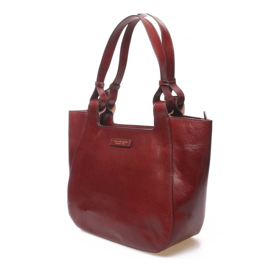 Donna The Bridge Borse A Mano | Borsa Donna The Bridge Shopper Bag Lucia Rosso 04315101 Co