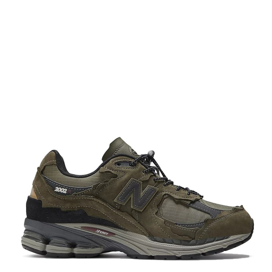 Uomo New Balance Sneakers | Scarpa Uomo New Balance Runner Dark Moss Con Blacktop E Covert Green M2002Rd 223