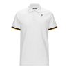 Uomo K-Way Abbigliamento | Polo Uomo K-Way Vincent Cotone White K0089N 121