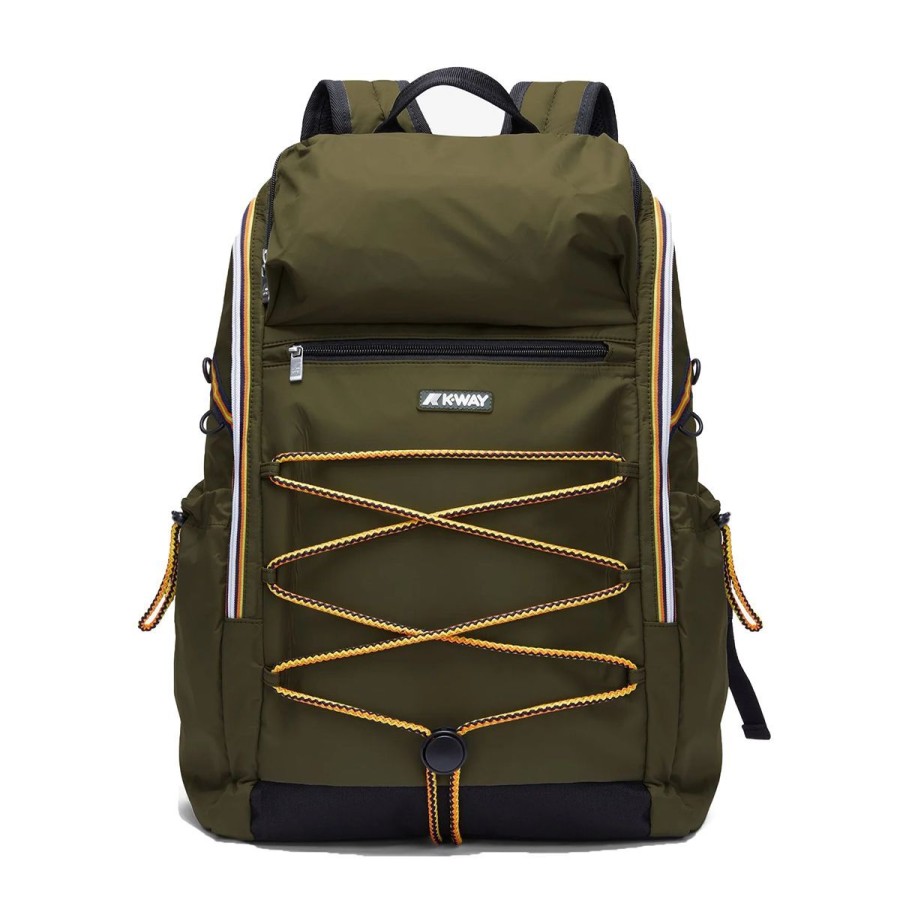 Donna K-Way Zaini | Zaino Unisex K-Way Bakcpack Monte Limar Green Blackish K4112Ym Co