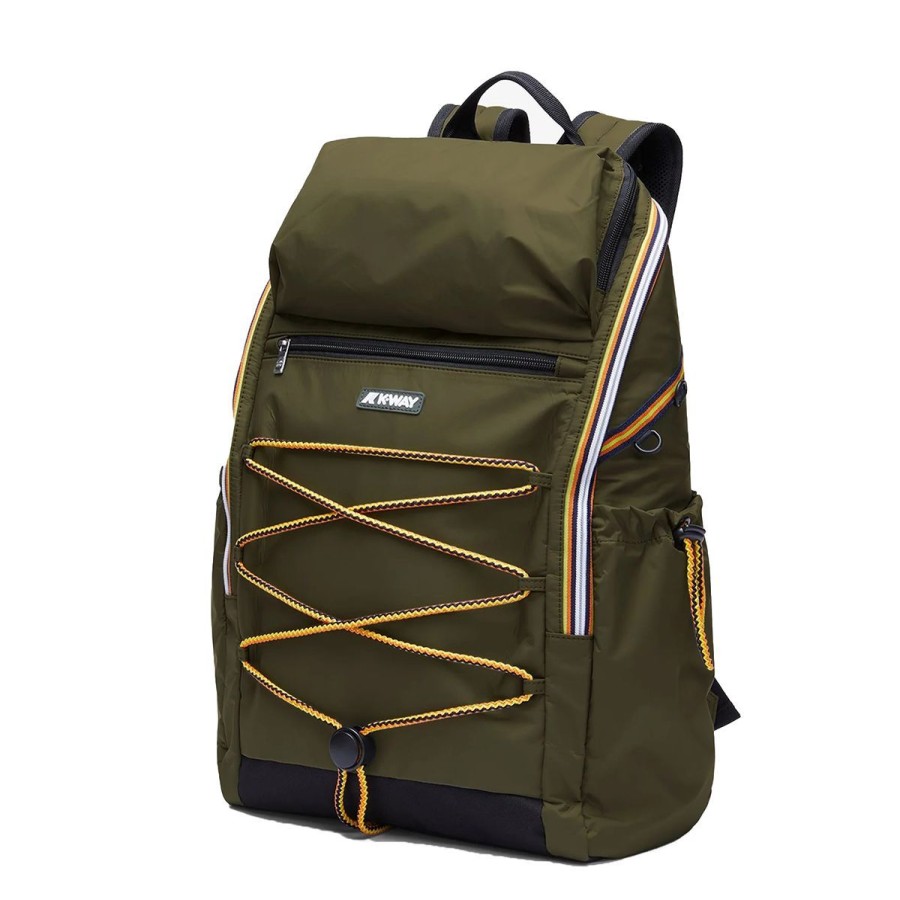 Donna K-Way Zaini | Zaino Unisex K-Way Bakcpack Monte Limar Green Blackish K4112Ym Co