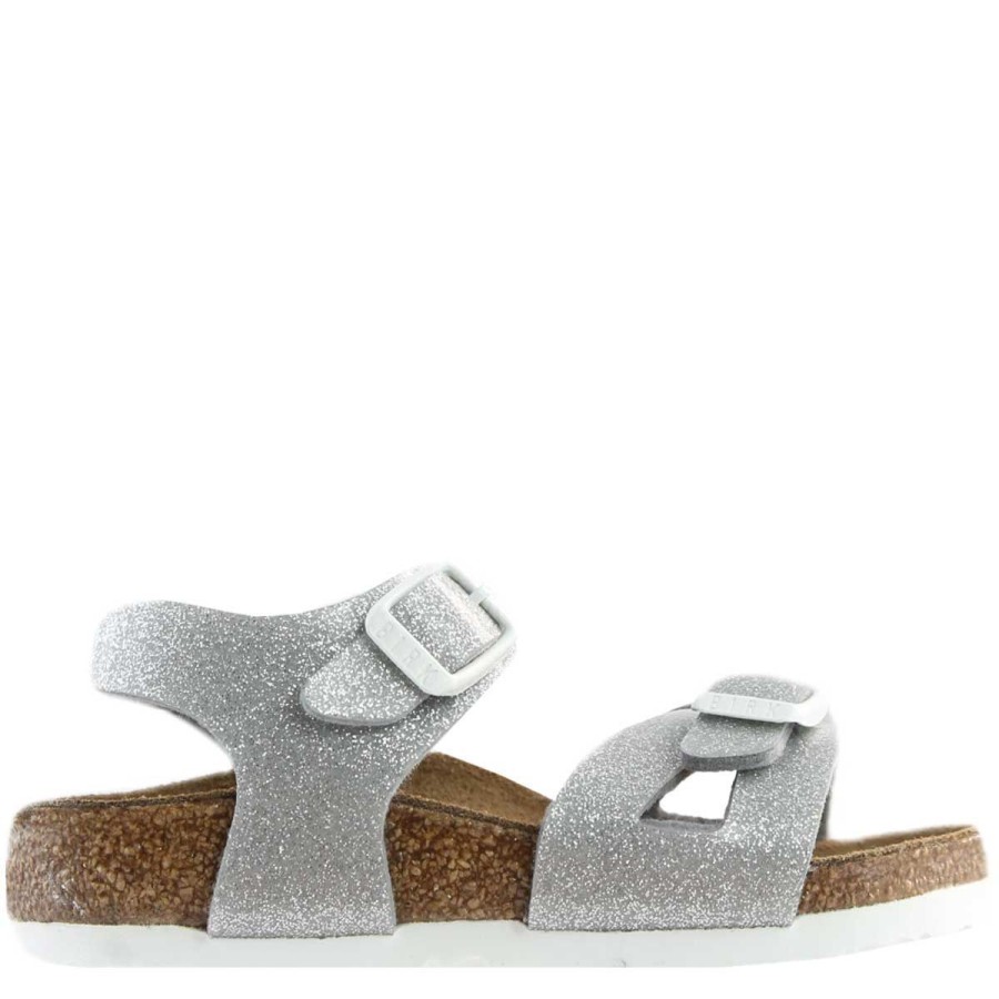 Donna Birkenstock Calzature | Sandalo Birkenstock Rio Kids Magic Galaxy Silver Art 831783 120