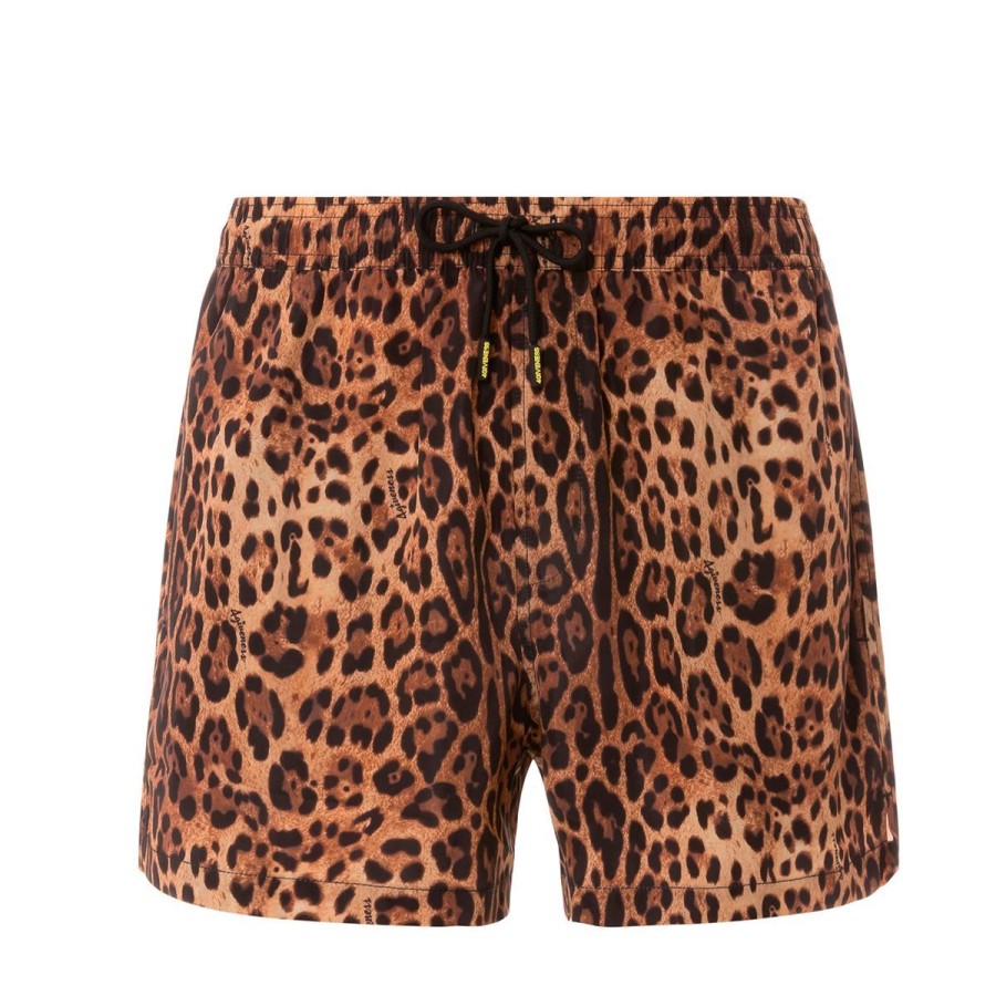 Uomo 4Giveness Abbigliamento | Costume Da Mare Uomo 4Giveness Boxer Leopard Fgbm2645 123