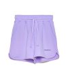 Donna Hinnominate Gonne / Pantaloncini | Short Donna Hinnominate In Felpa Con Spacco Lilla Hnw117Ssh 122