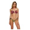 Donna 4Giveness Costumi Da Mare / Seawear | Costume Da Mare Donna 4Giveness Bikini Fascia E Slip Frou Frou Batik Twist Fgbw1206 122