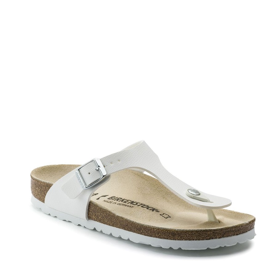 Uomo Birkenstock Sandali | Infradito Uomo Birkenstock Gizeh Birko White 0043731 Co