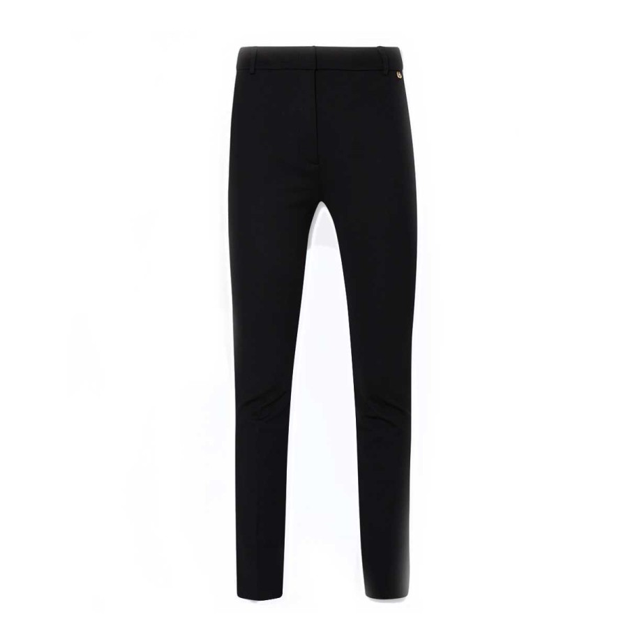 Donna Liu Jo Jeans / Pantaloni | Pantalone Donna Liu Jo Chino Stretch Nero Cf3054 223