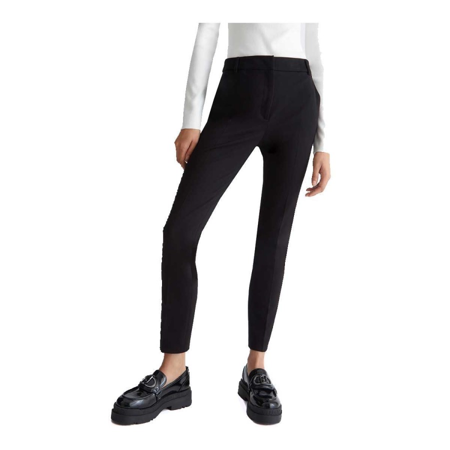 Donna Liu Jo Jeans / Pantaloni | Pantalone Donna Liu Jo Chino Stretch Nero Cf3054 223