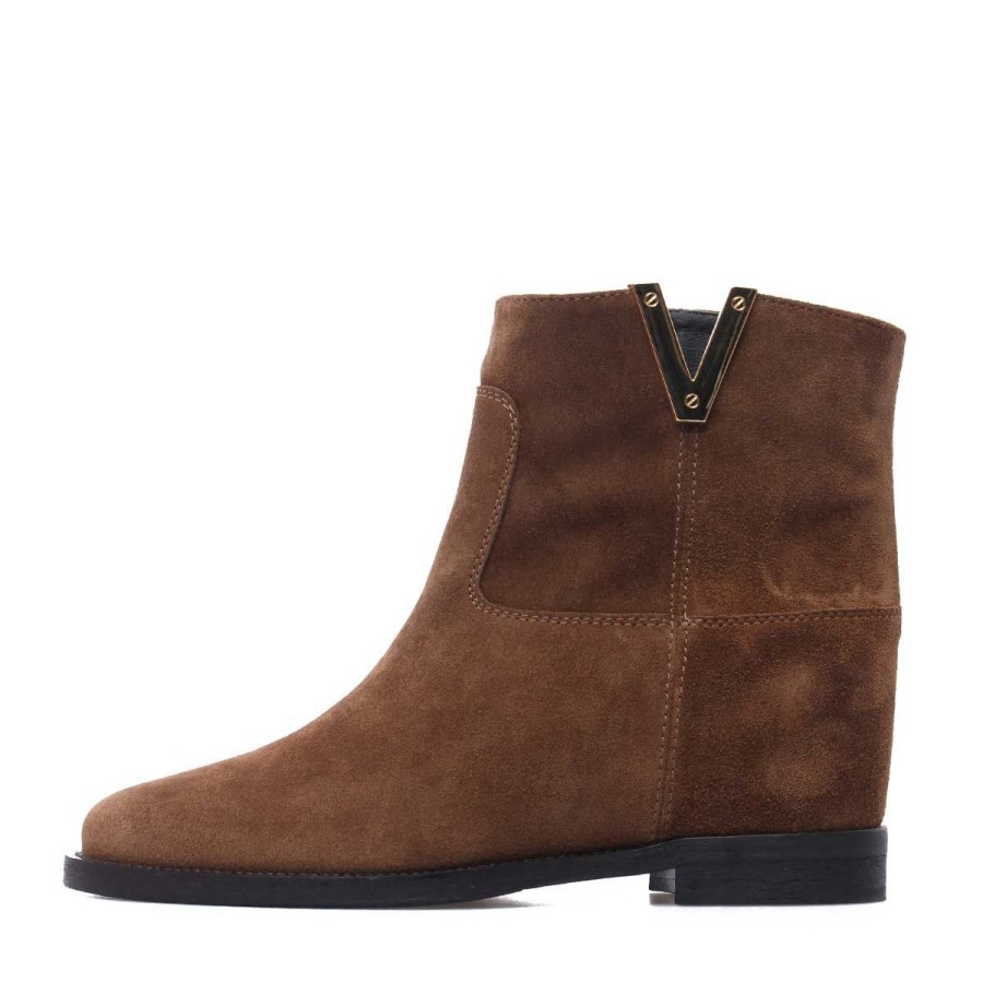 Donna VIa Roma 15 Calzature | Stivaletti Donna Via Roma 15 Ankle Boots Velour Marttora 2576 222