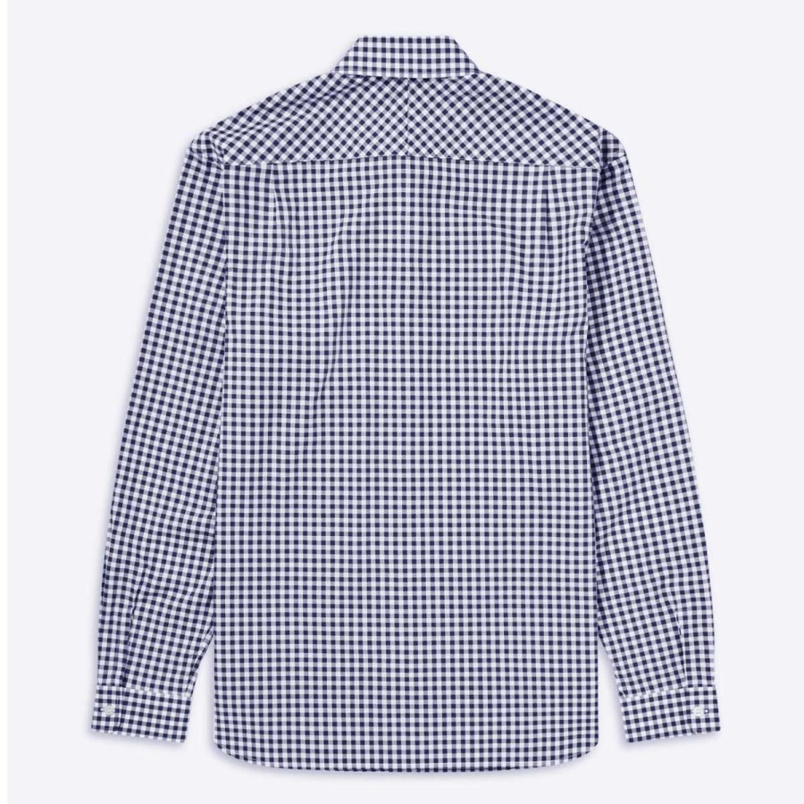 Uomo Fredd Perry Abbigliamento | Camicia Uomo Fred Perry Gingham M9500 Blue 220