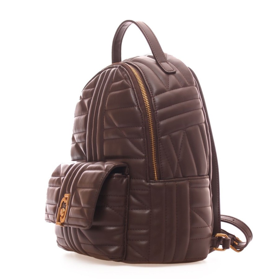 Donna Liu Jo Borse A Spalla | Zaino Donna Liu Jo Backpack Metalasse' Ecs Achala Moro Light Af3122 223