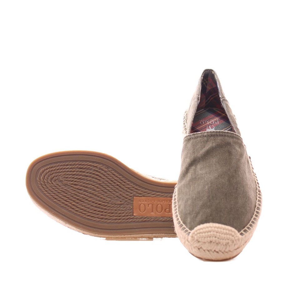 Uomo Ralph Lauren Espadrillas | Scarpa Uomo Ralph Lauren Espadrillas Cevio Green 803-893744 123