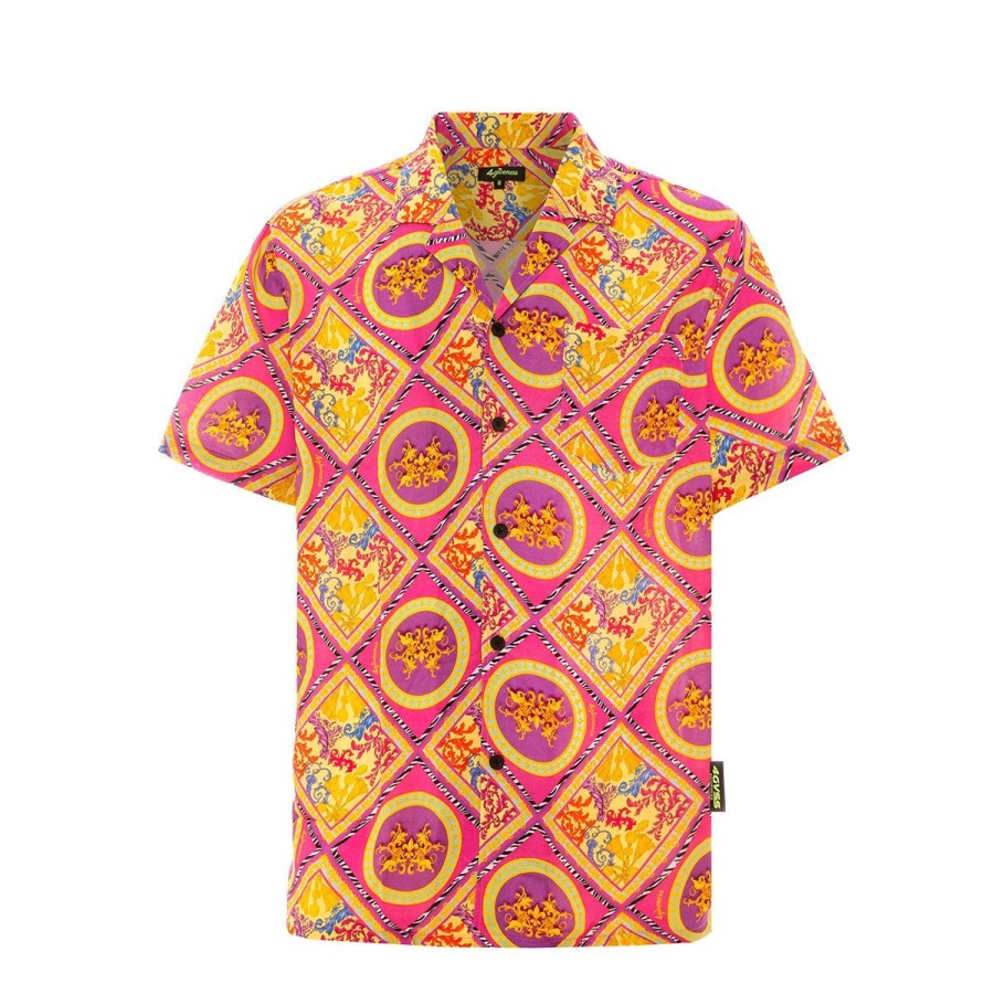 Uomo 4Giveness Abbigliamento | Camicia Uomo 4Giveness Opulence Geometric Fgcm2653 123