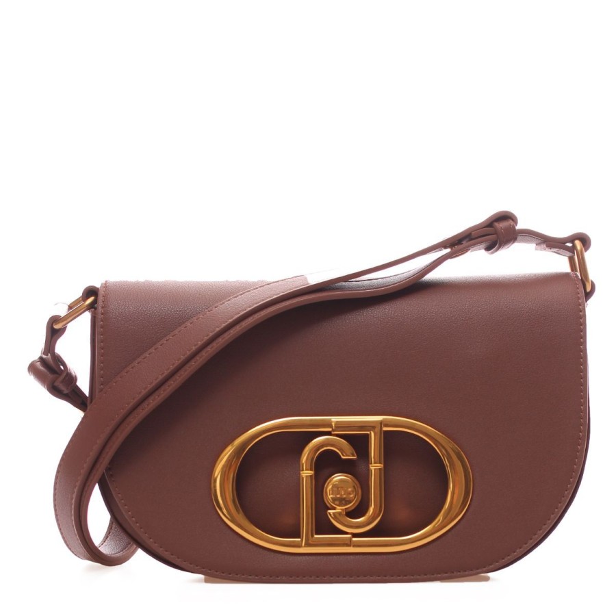 Donna Liu Jo Borse A Spalla | Borsa Donna Liu Jo Crossbody Bag M Deuzia Chocolate Af3210 223