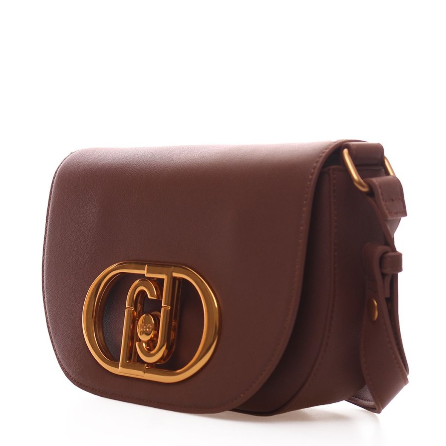 Donna Liu Jo Borse A Spalla | Borsa Donna Liu Jo Crossbody Bag M Deuzia Chocolate Af3210 223