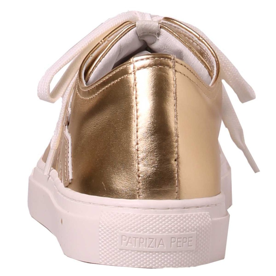 Donna Patrizia Pepe Calzature | Scarpa Donna Patrizia Pepe Sneakers Gold Star 2Va147-A3Lt 121