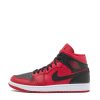 Uomo Jordan Sneakers | Scarpa Uomo Air Jordan 1 Mid Gym Red - Black White