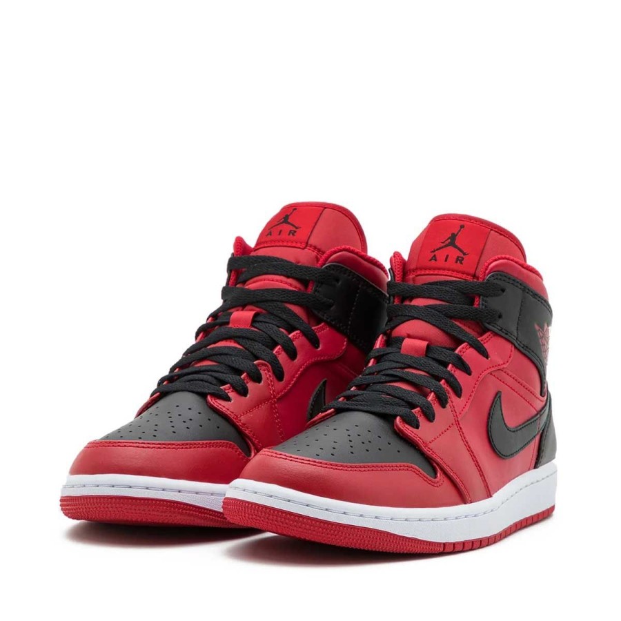 Uomo Jordan Sneakers | Scarpa Uomo Air Jordan 1 Mid Gym Red - Black White