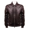 Uomo The Jack Leather Abbigliamento | Giubbino Uomo The Jack Leather N.Yorker Testa Di Moro 121