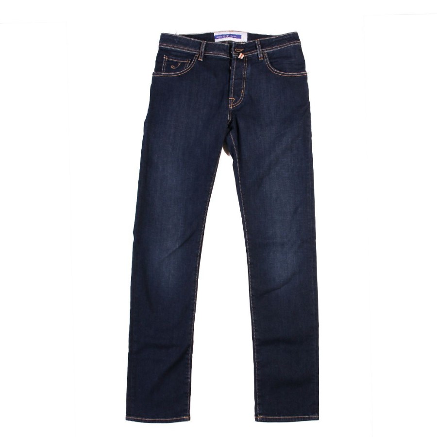 Uomo Jacob Cohen Abbigliamento | Jeans Uomo Jacob Cohen 5 Tasche Nick Super Slim Fit 504 Denim S2851504D Co