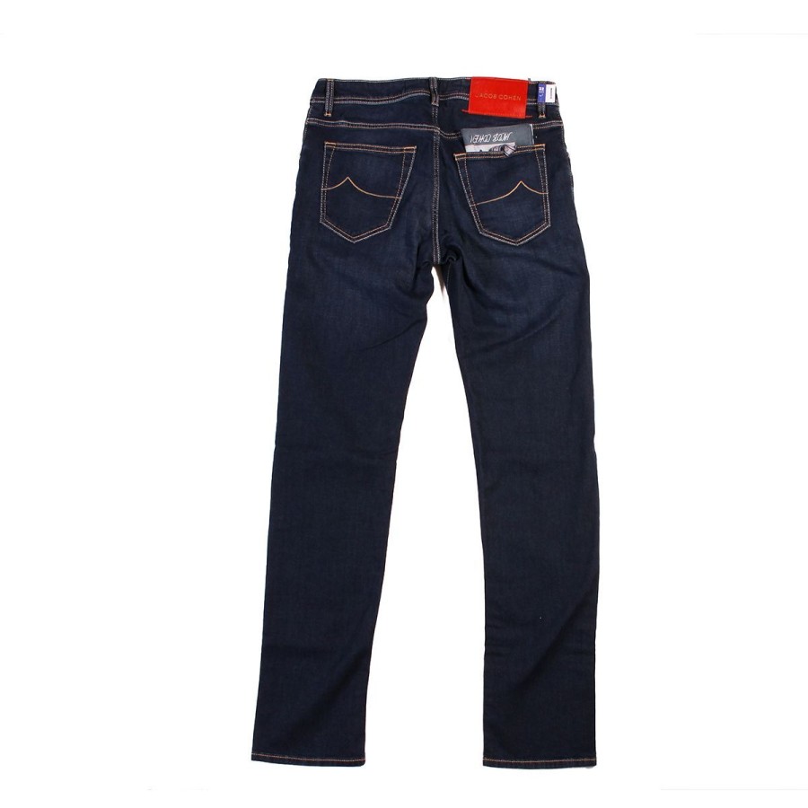 Uomo Jacob Cohen Abbigliamento | Jeans Uomo Jacob Cohen 5 Tasche Nick Super Slim Fit 504 Denim S2851504D Co