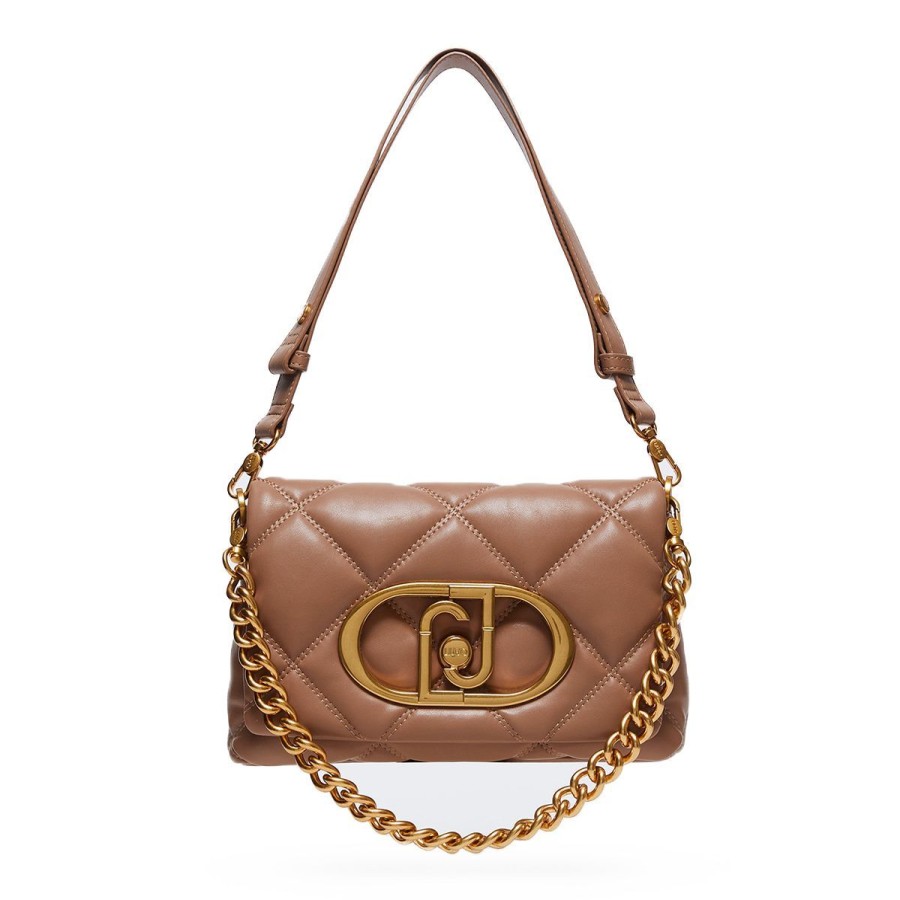 Donna Liu Jo Borse A Mano | Borsa Donna Liu Jo Tote Bag M Matalasse' Marrone Teddy Aa4148 223