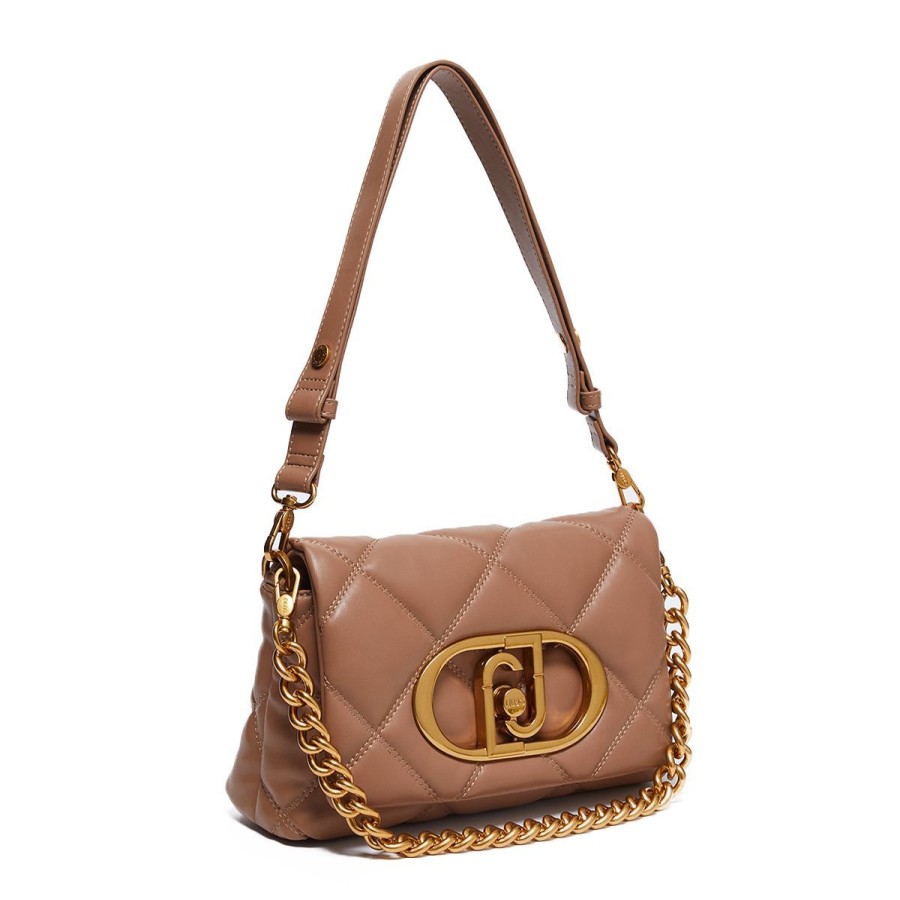 Donna Liu Jo Borse A Mano | Borsa Donna Liu Jo Tote Bag M Matalasse' Marrone Teddy Aa4148 223