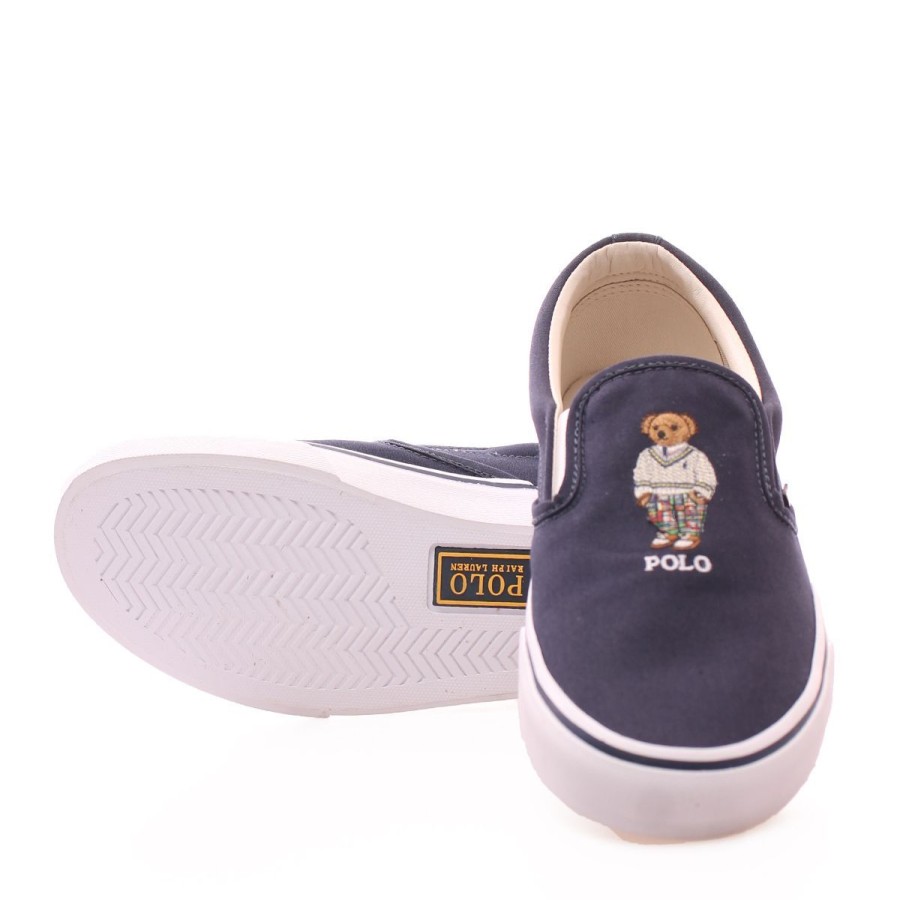 Uomo Ralph Lauren Sneakers | Scarpa Uomo Ralph Lauren Slip On Low Keaton Navy 816-8929267 123