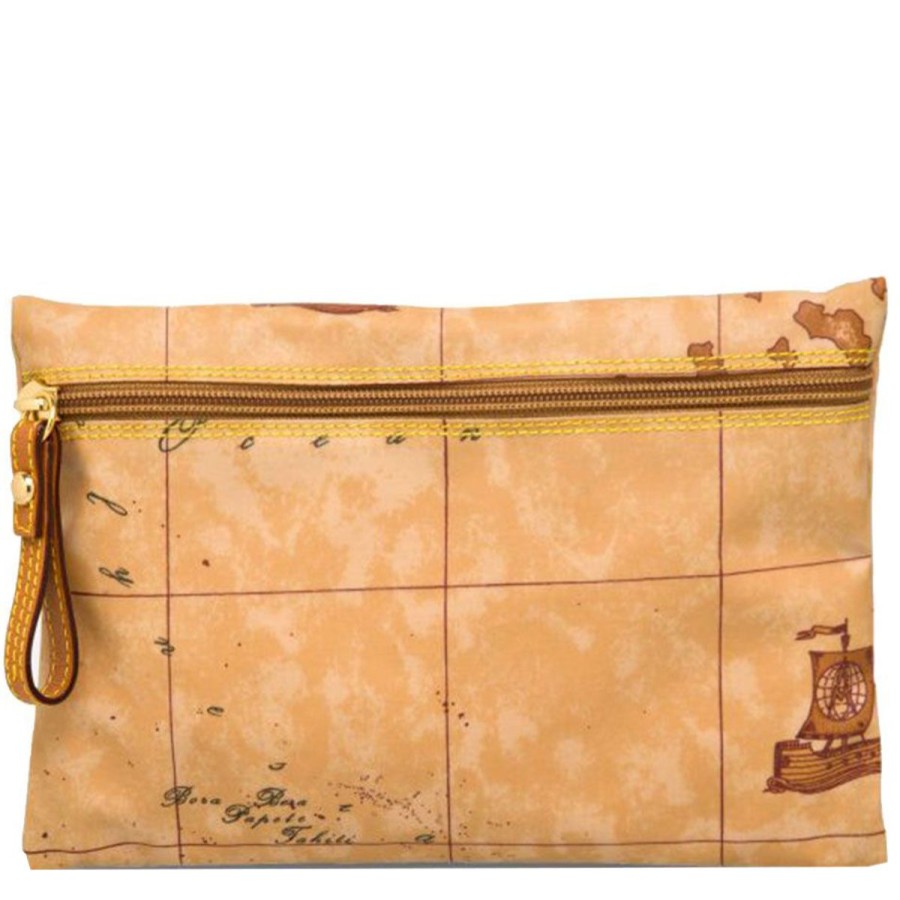 Donna Alviero Martini Pochette/Beauty | Pochette Donna Alviero Martini Grande Portatutto Natural Geoclassic N052 Co