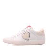 Donna Moschino Calzature | Scarpa Donna Love Moschino Snekers Fur Hearth White Ja15602 222