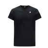 Uomo K-Way Abbigliamento | T-Shirt Uomo K-Way Edwing Black Pure K0074Q0 Co