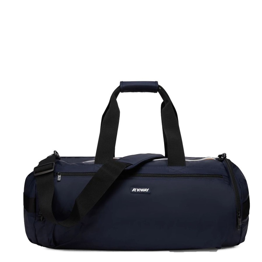 Donna K-Way Borsoni | Borsone Unisex K-Way Travel Bag Mareville M Blue Depht K8116Vw Co