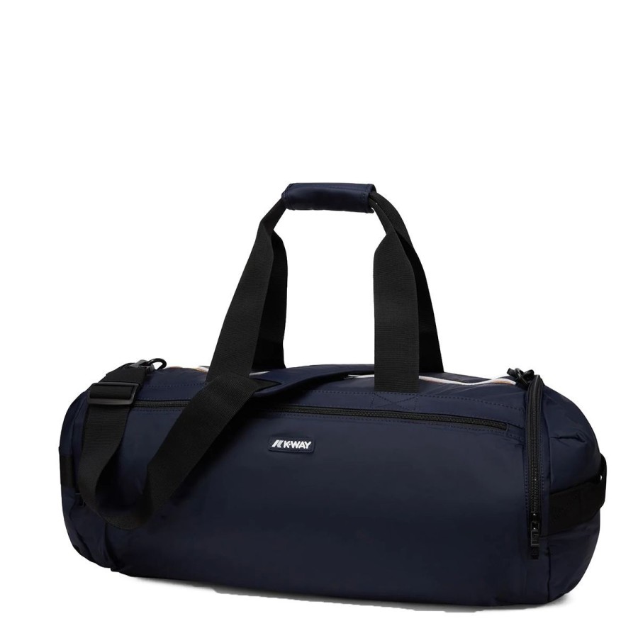 Donna K-Way Borsoni | Borsone Unisex K-Way Travel Bag Mareville M Blue Depht K8116Vw Co