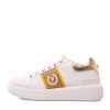 Donna Pollini Calzature | Scarpa Donna Pollini Sneaker Nuke 45 White / Gold Sa15034 122