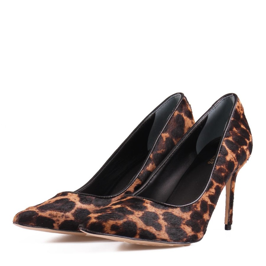 Donna Guess Calzature | Scarpa Donna Guess Decollete Rica Leopard Fl7R2Cfur 223