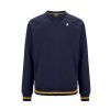 Kid & Youth K-Way Felpe / Maglie | Felpa Kid E Youth K-Way Emanuel Tape Blue Depht K111Qd 122