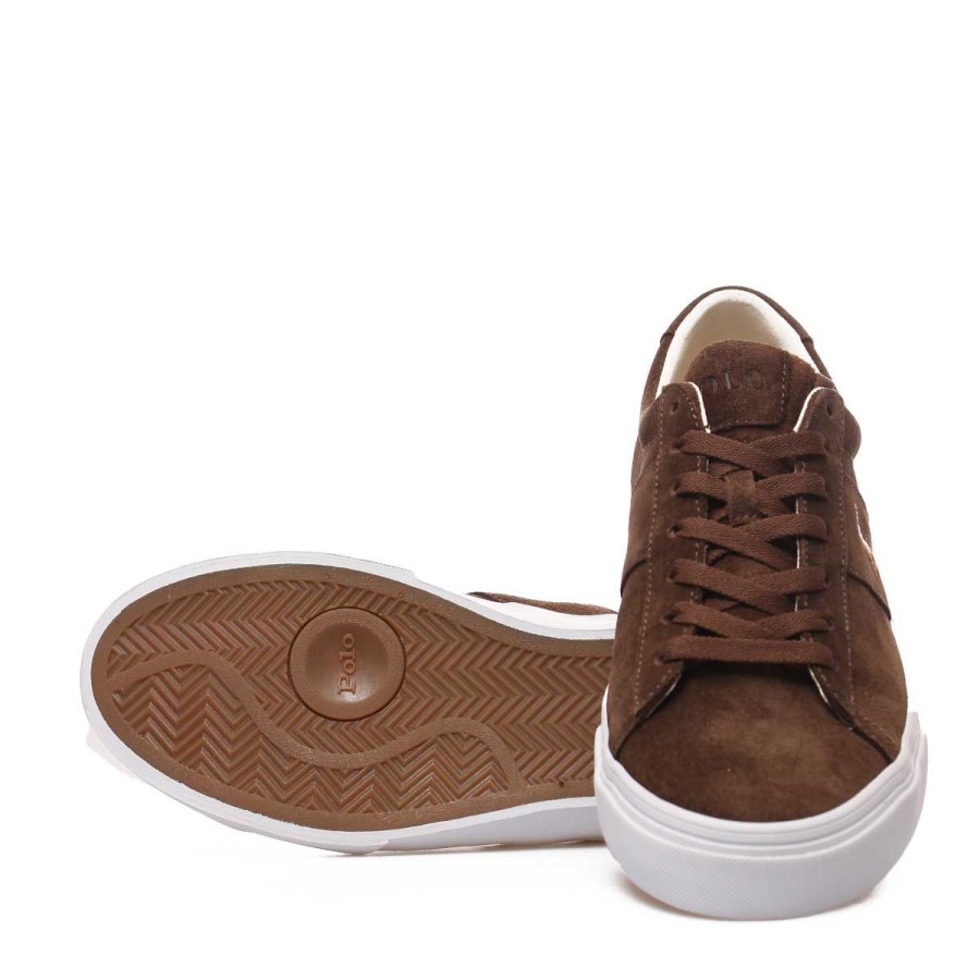 Uomo Ralph Lauren Sneakers | Scarpe Uomo Ralph Lauren Sneakers Low Top Lace Sayer Brown 877721 222