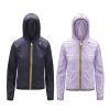 Donna K-Way Capispalla | Giacca Donna E Kid / Youth K-Way Lily Plus.2 Double Blue / Violet K111Nlw 122