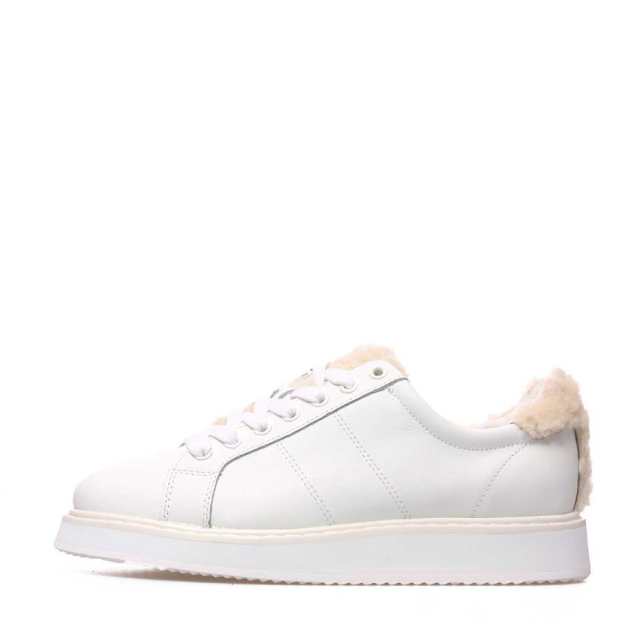 Donna Ralph Lauren Calzature | Scarpa Donna Ralph Lauren Sneakers Angeline White Natural 882606 222