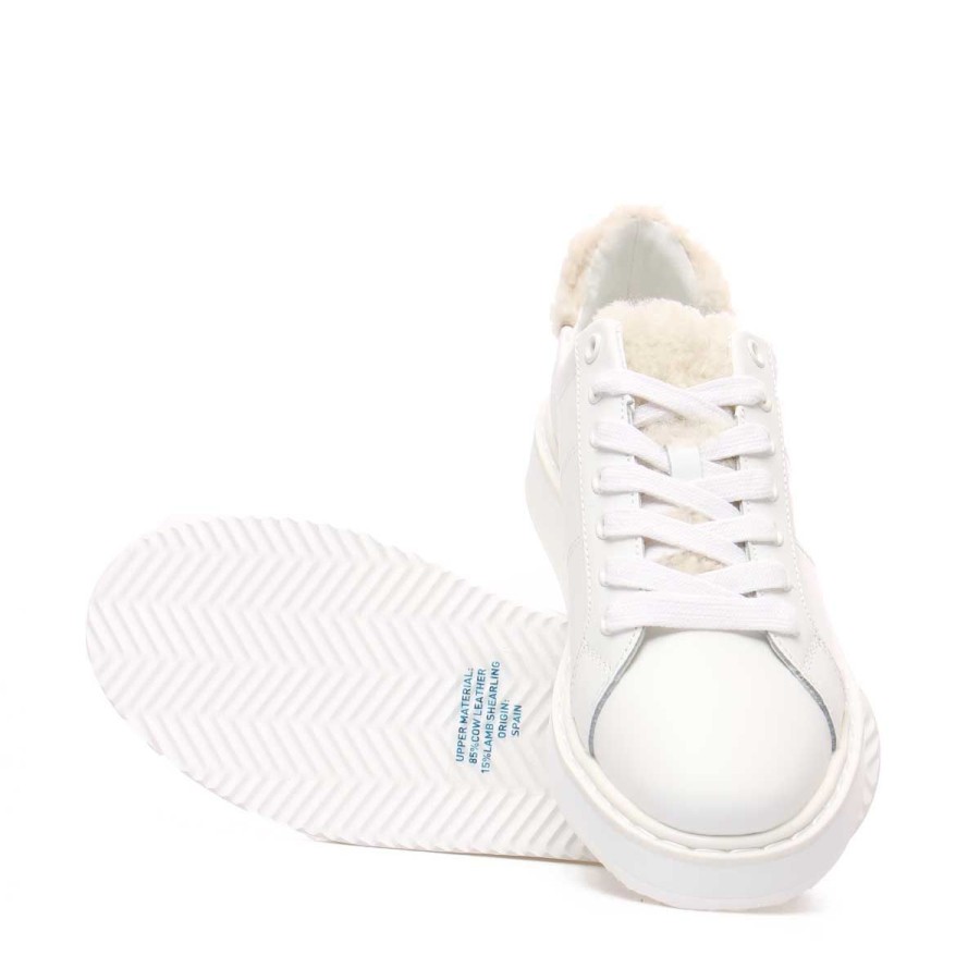 Donna Ralph Lauren Calzature | Scarpa Donna Ralph Lauren Sneakers Angeline White Natural 882606 222