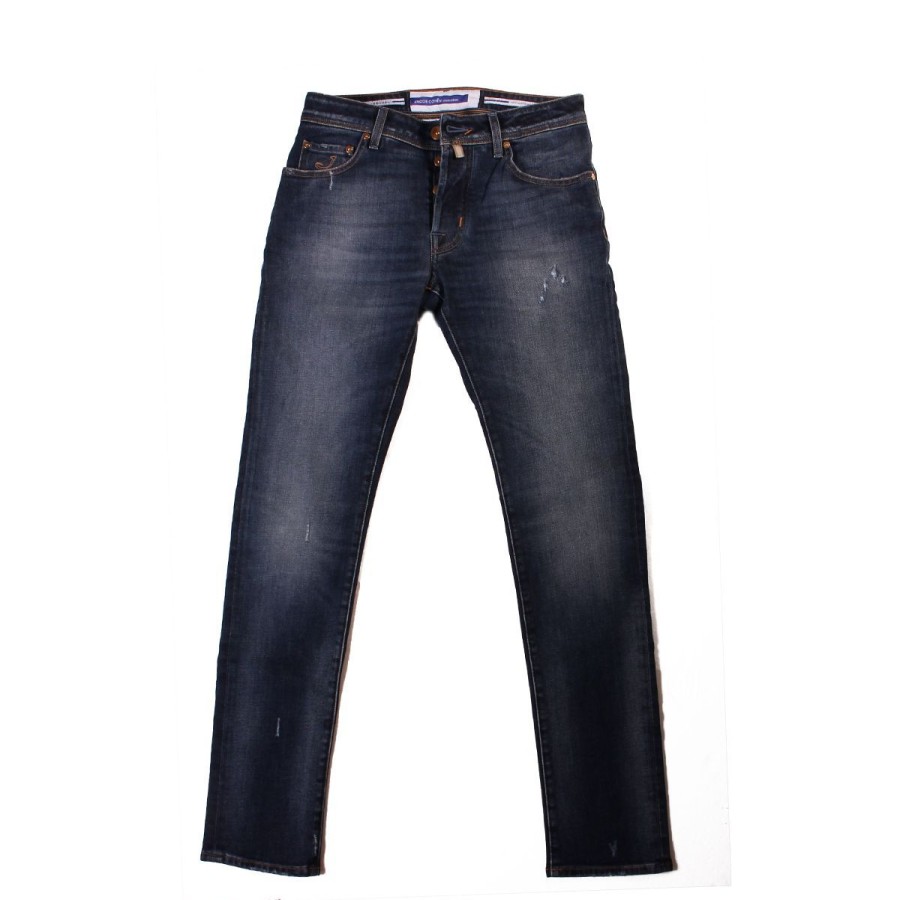 Uomo Jacob Cohen Abbigliamento | Jeans Uomo Jacob Cohen 5 Tasche Nick Super Slim Fit 259 Denim S3678103Dco