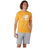 Uomo New Balance Abbigliamento | T-Shirt Uomo New Balance Essentials Stacked Logo Habanero Mt01575Hab 121