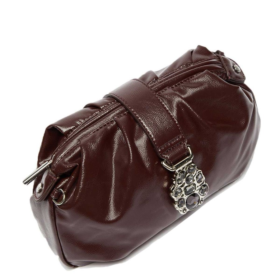 Donna Liu Jo Borse A Mano | Borsa Donna Liu Jo Pochette Small Morbida Bordaux Af1164 221