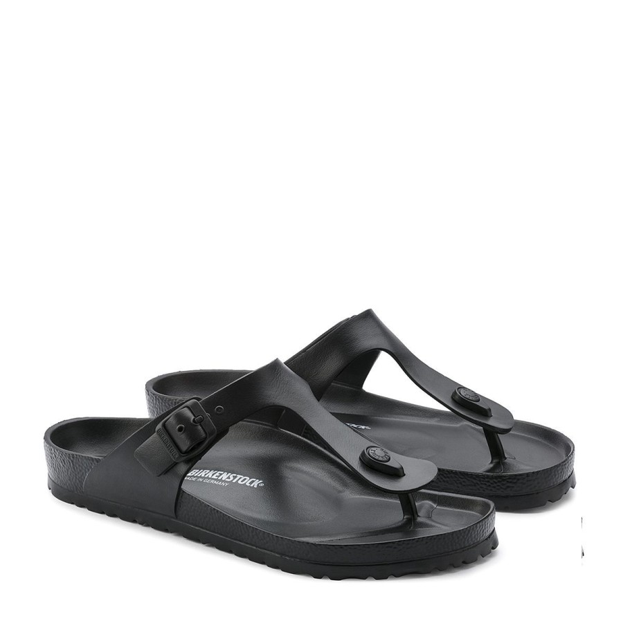 Donna Birkenstock Calzature | Infradito Unisex Birkenstock Gizeh Essentials Eva Black 128201 Co