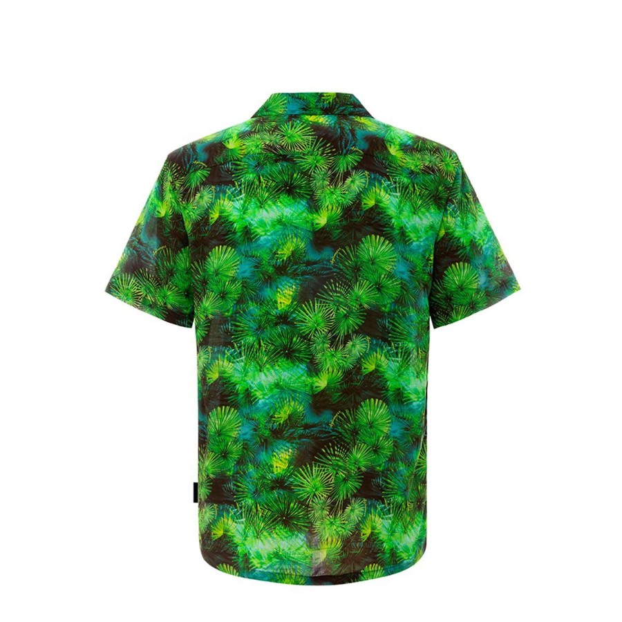 Uomo 4Giveness Abbigliamento | Camicia Uomo 4Giveness Green Tropic Fgcm2628 123