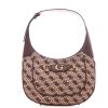 Donna Guess Borse A Spalla | Borsa Donna Guess Hobo Bag Izzy Brown Logo Hwjb86540 223