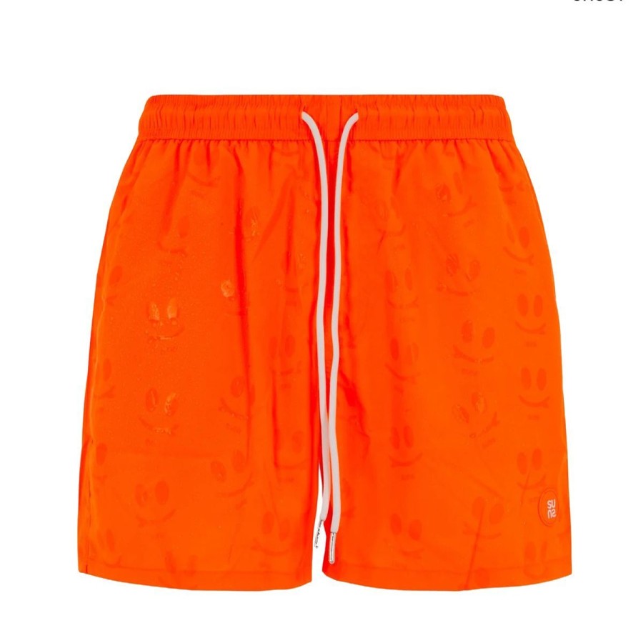 Uomo Suns Abbigliamento | Costume Mare Uomo Suns Santa Margherita Orange Bfs01030U 123